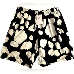 Nike Sport Essentials acid wash fleece shorts